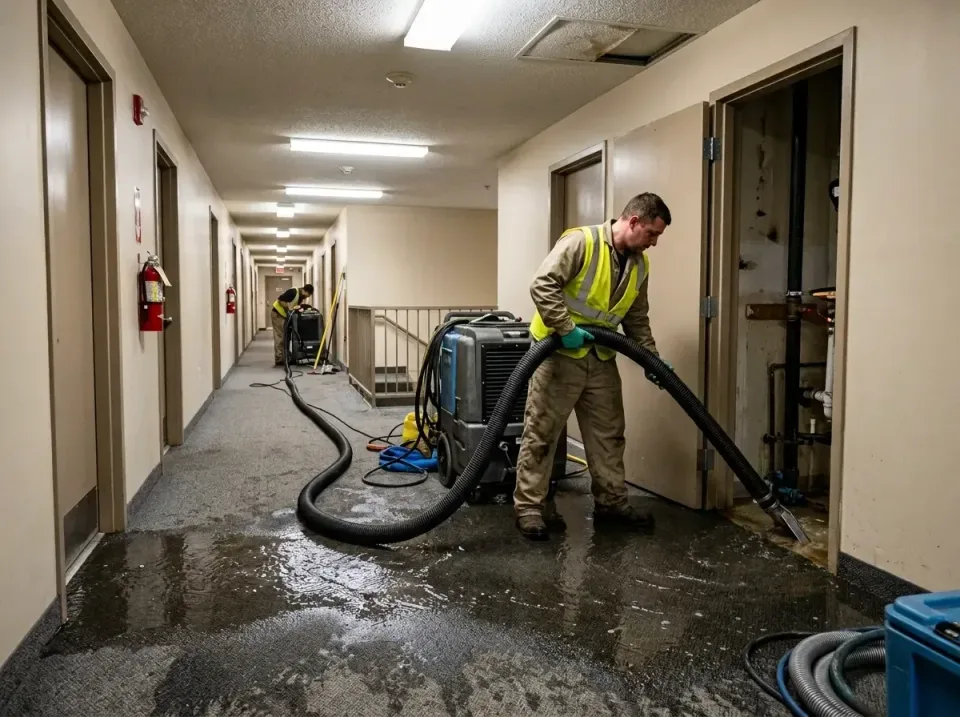 multi-unit-apartment-hallway-f-005 — frequently asked questions, Emergency Burst Pipe Water Extraction & Removal in South Jo…